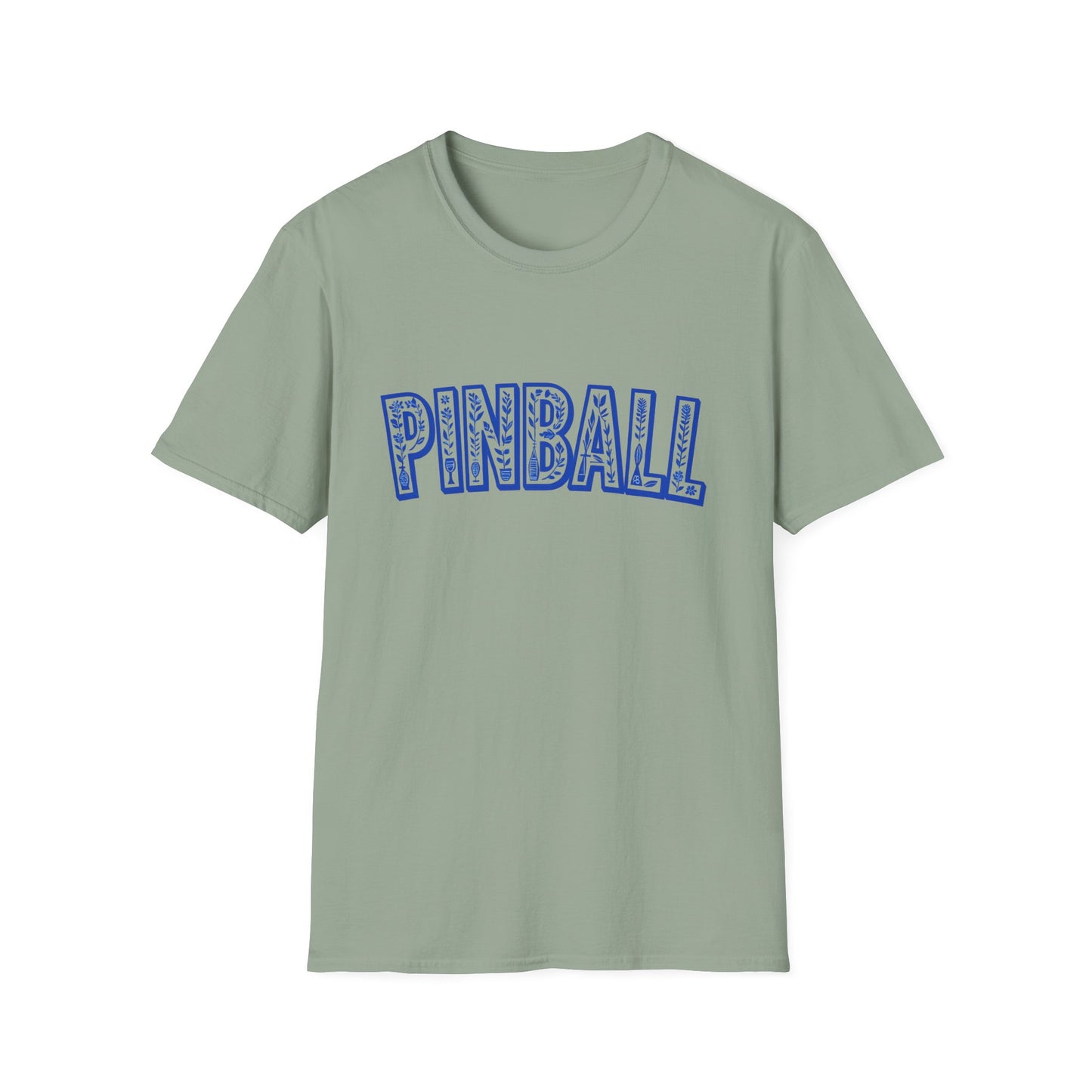 Cloisonne Pinball Unisex Softstyle T-Shirt, Holiday Tee, Gift for Him, Her, Family Gathering,