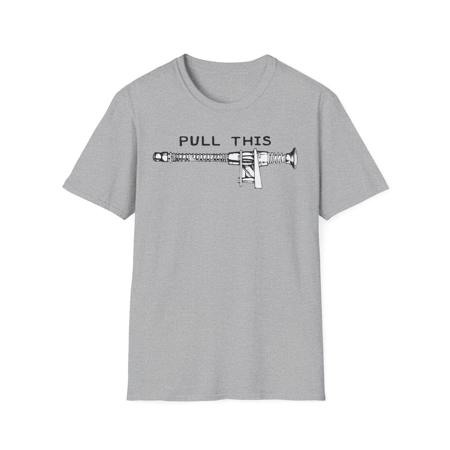 Pull This Pinball Shooter Unisex T-Shirt, Arcade Game Lover Tee, Vintage Gaming Shirt, Fun Graphic Tee, Gaming Gift Idea