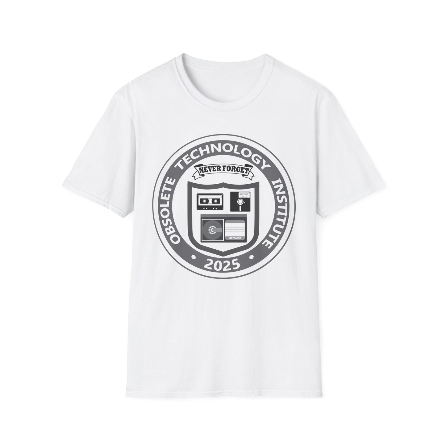 Obsolete Technology Institute Unisex T-Shirt, Retro Gift, Vintage Tee, Nostalgic Apparel, Tech Lovers Shirt, Gift for Him/Her