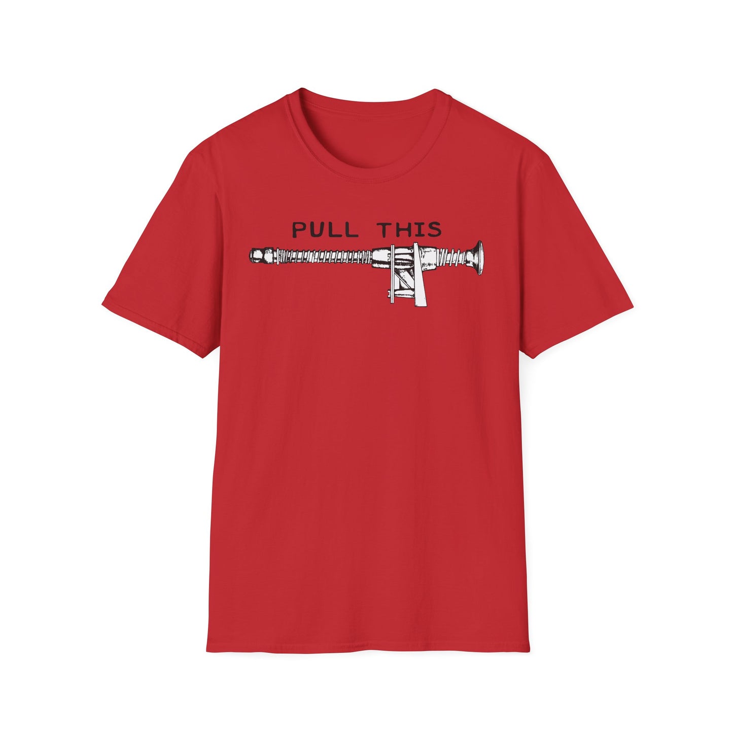 Pull This Pinball Shooter Unisex T-Shirt, Arcade Game Lover Tee, Vintage Gaming Shirt, Fun Graphic Tee, Gaming Gift Idea