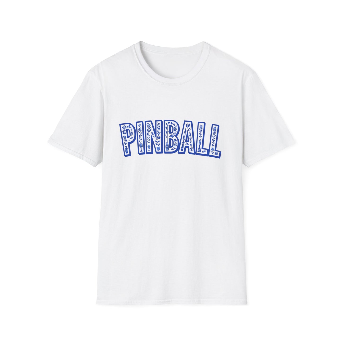 Cloisonne Pinball Unisex Softstyle T-Shirt, Holiday Tee, Gift for Him, Her, Family Gathering,