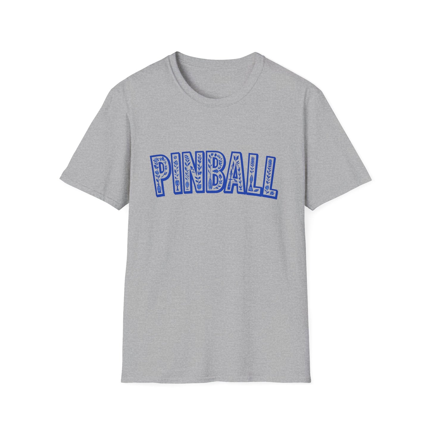 Cloisonne Pinball Unisex Softstyle T-Shirt, Holiday Tee, Gift for Him, Her, Family Gathering,