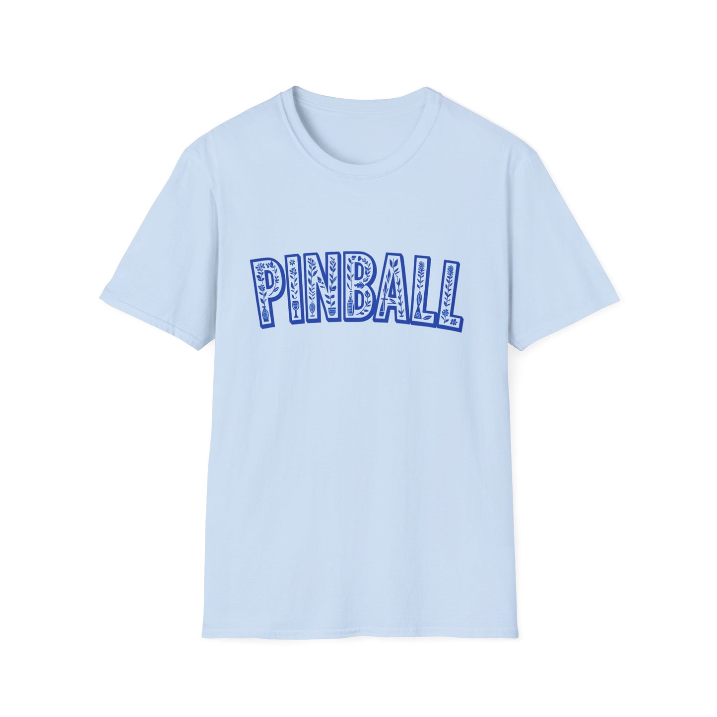 Cloisonne Pinball Unisex Softstyle T-Shirt, Holiday Tee, Gift for Him, Her, Family Gathering,
