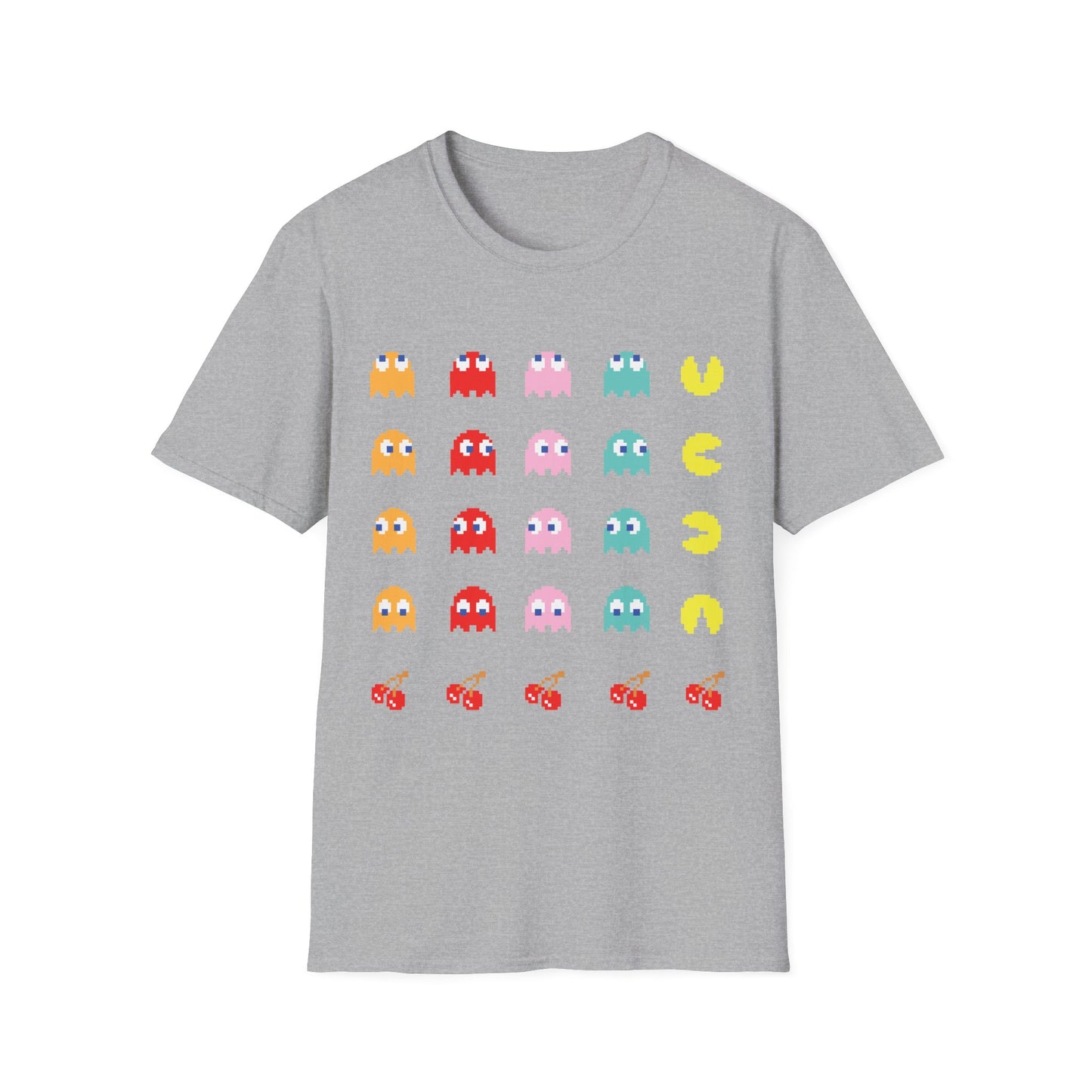 Retro Arcade Unisex T-Shirt, 80s Game Shirt, Gamer Gift, Vintage Pixel Design, Fun Casual Tee, Perfect for Celebrations