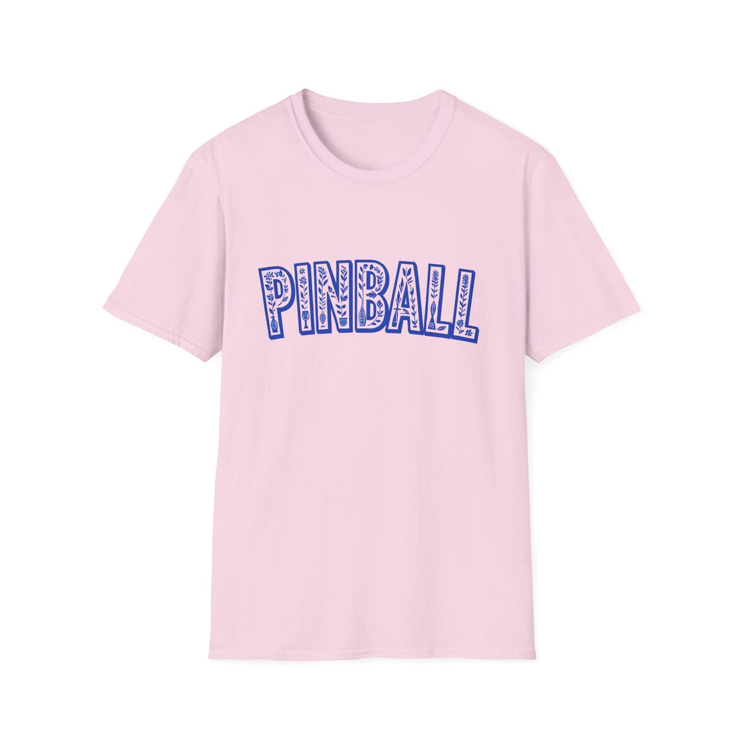 Cloisonne Pinball Unisex Softstyle T-Shirt, Holiday Tee, Gift for Him, Her, Family Gathering,