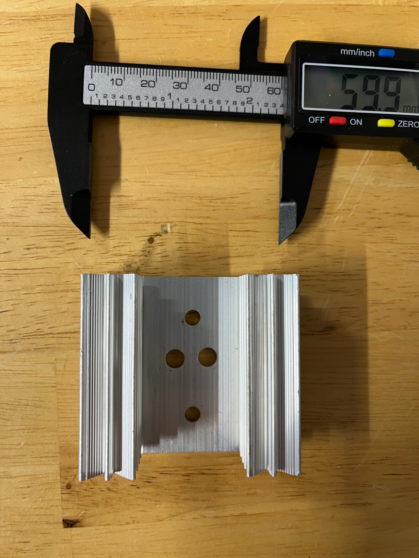 TO-3 Aluminum Heat Sink - 60x24x51mm, 18-Fin High-Efficiency Cooler