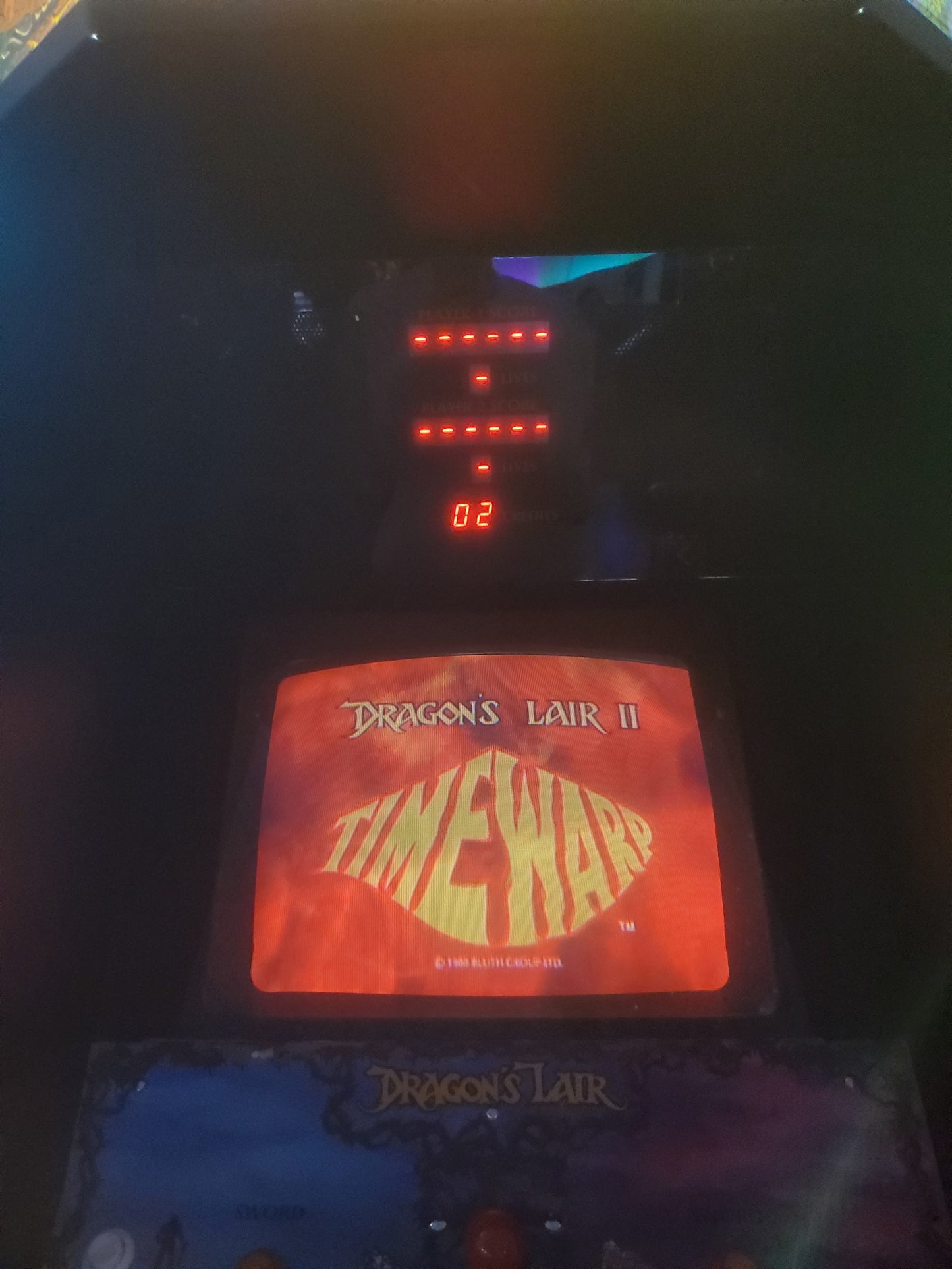 Dragon's Lair - Scoreboard / Score Display