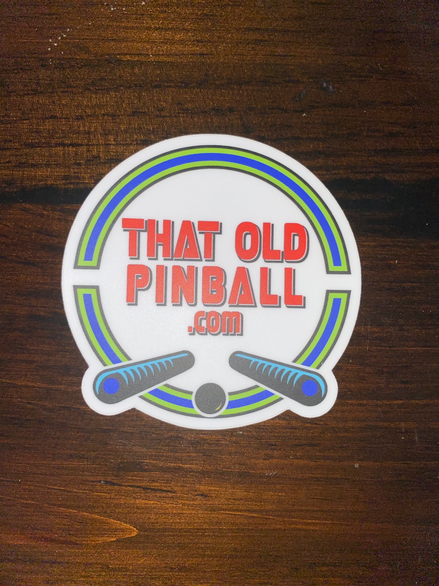 STICKERS - THAT OLD PINBALL LOGO