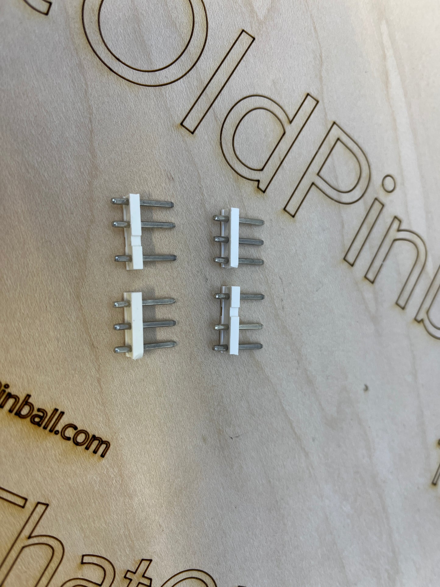 Replacement two-part 6-pin header for Wells Gardner K4600 motherboard.