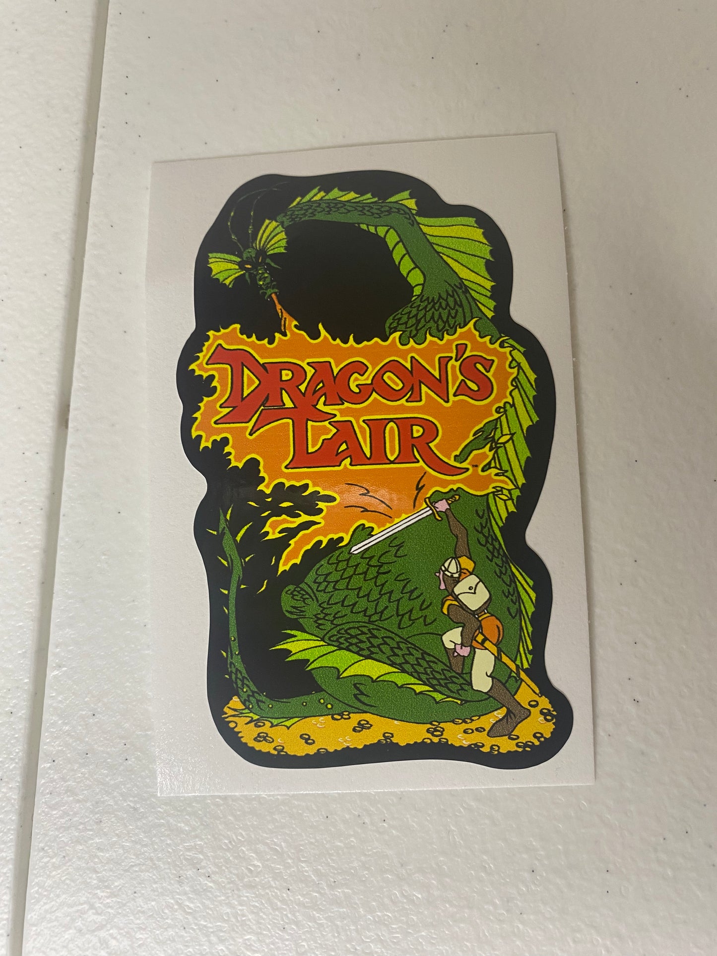 DRAGONS LAIR 4” STICKER