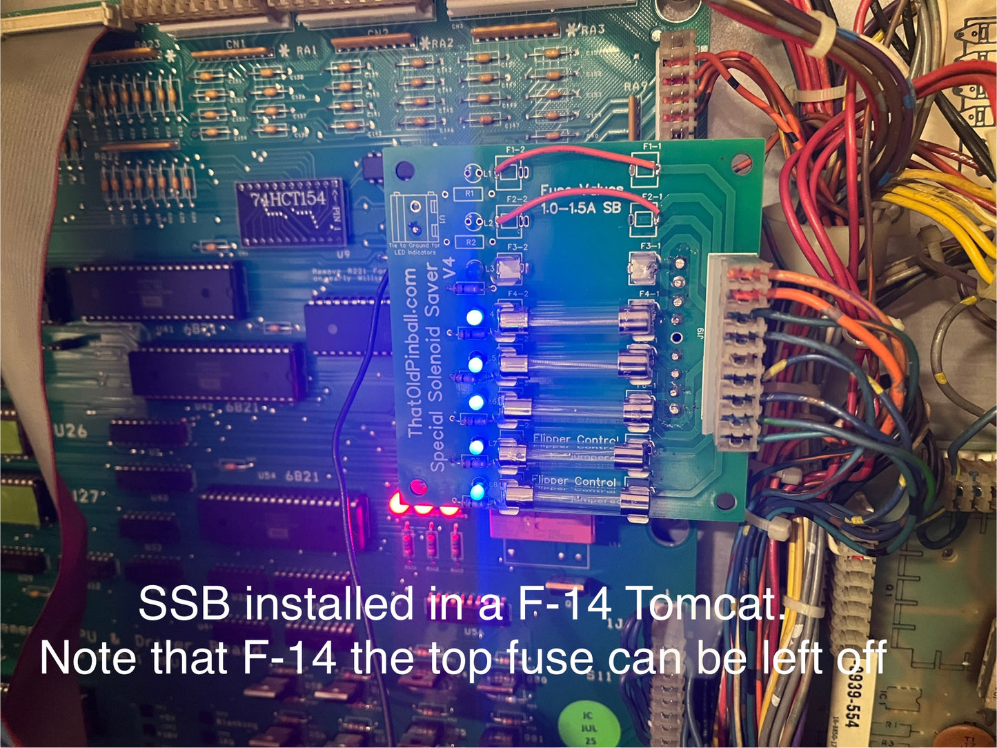 Special Solenoid Saver Board with LED indicators - Version 4.0