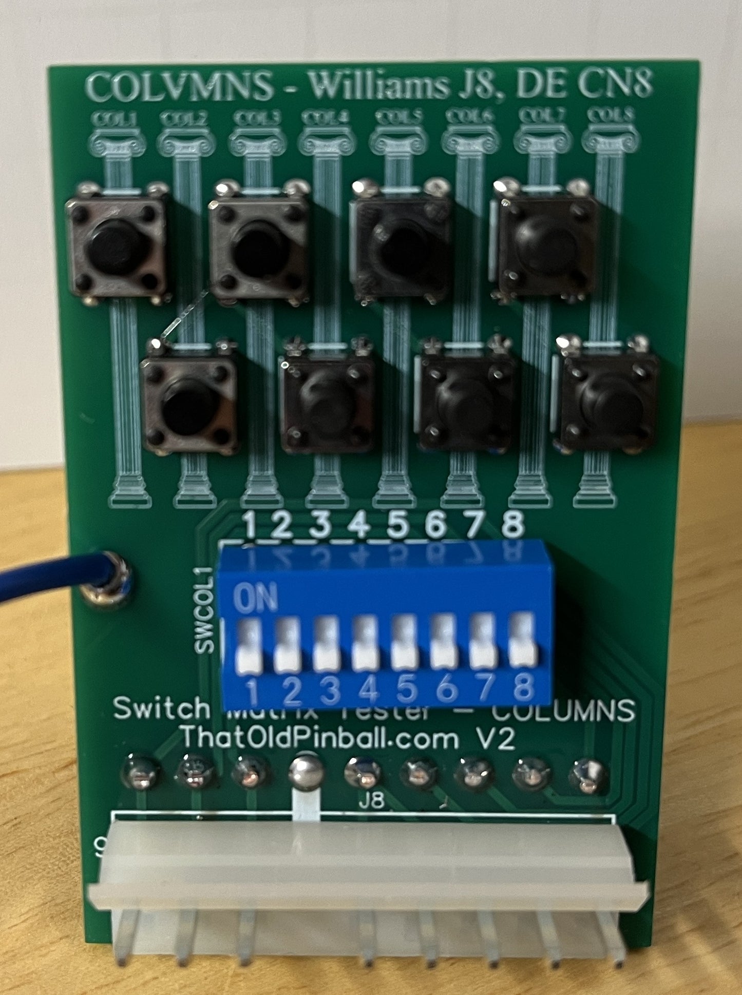 Simple Switch Tester - Williams 3-11, Data East, Sega