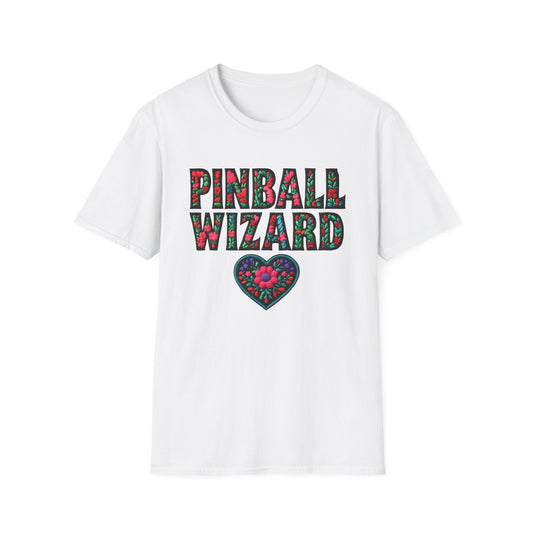 Pinball Wizard Unisex T-Shirt - Retro Arcade Tee for Gamers, Game Night, Fun Vintage Style