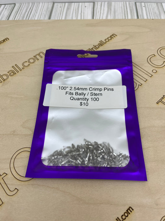 .100” 2.54mm Crimp Pins Fits Bally/Stern