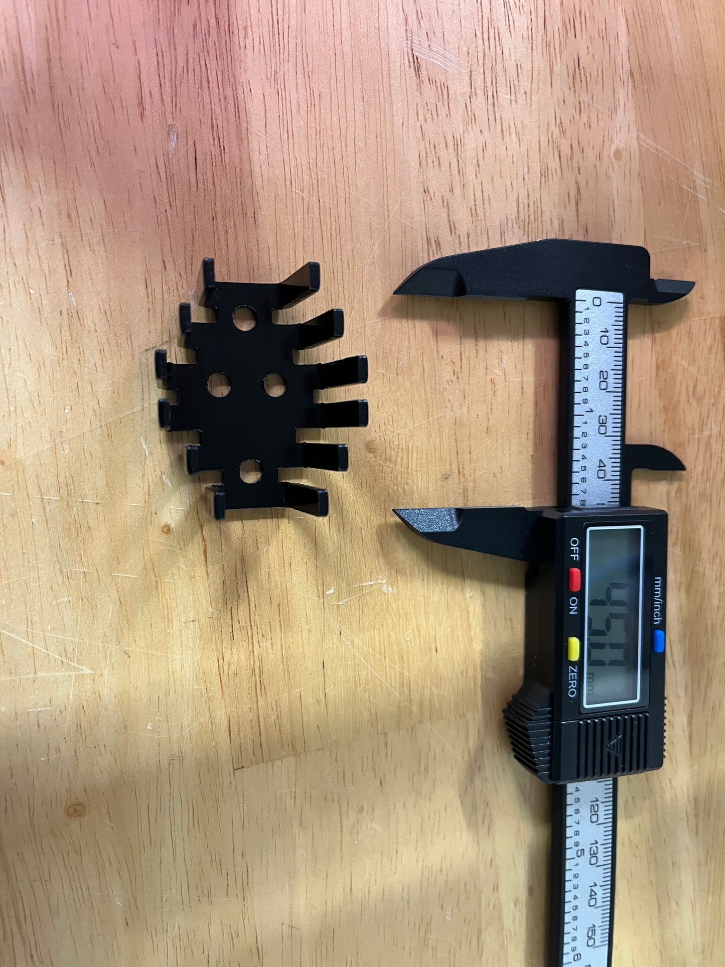 Heat Sink TO-3 black, aluminum 45x36x23mm￼