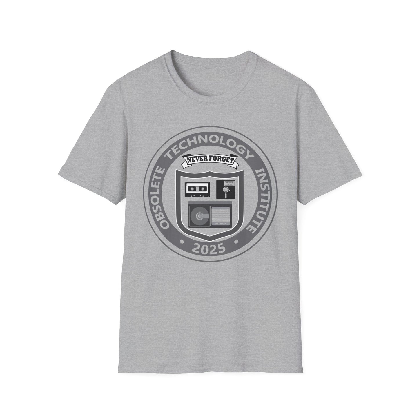 Obsolete Technology Institute Unisex T-Shirt, Retro Gift, Vintage Tee, Nostalgic Apparel, Tech Lovers Shirt, Gift for Him/Her