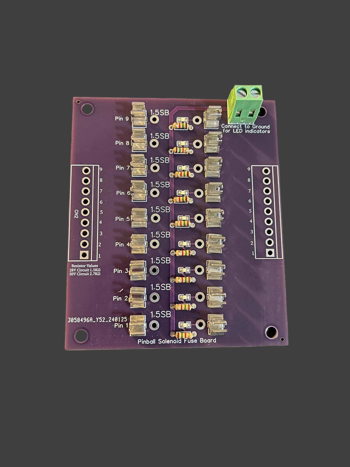 Solenoid Saver Board - All in one. Williams / Data East / Sega / Stern with LED indicators