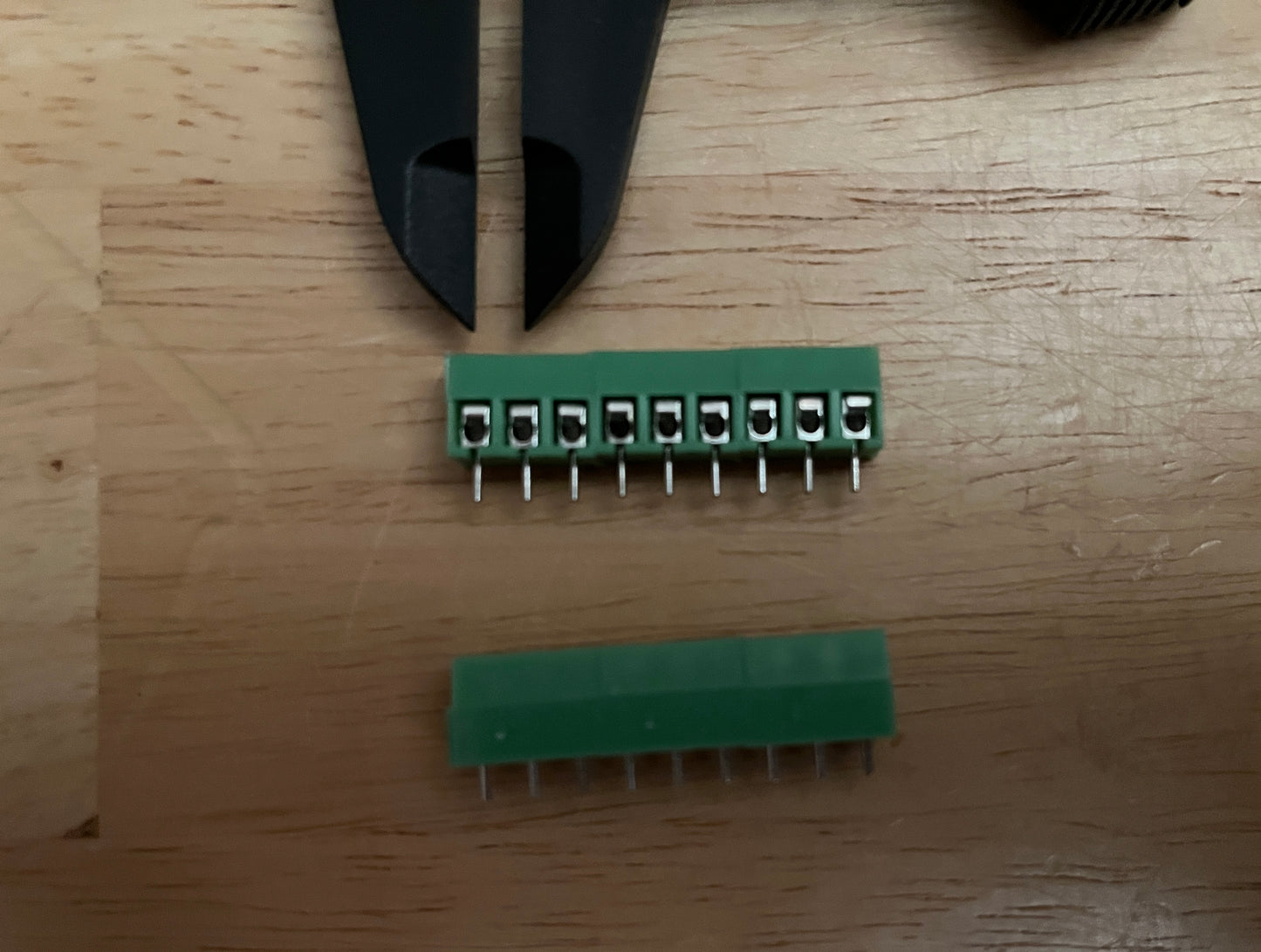 Screw Header - .156" or 3.96mm pitch - 9 position, but can be configured to multiples of 3 - Lot of 2