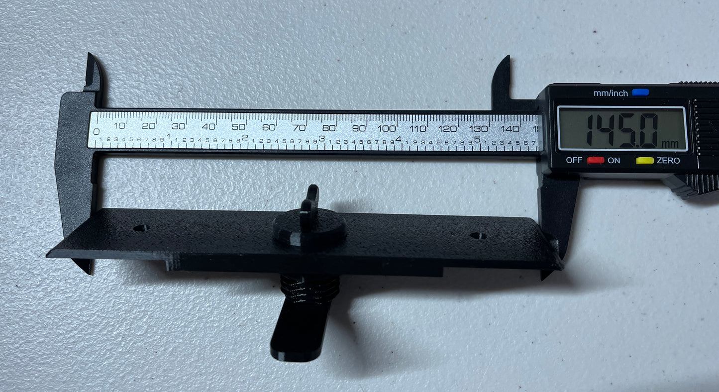 Data East / Sega / Some Stern - Backbox lock plate - 3D printed - Replaces 535-5860-00