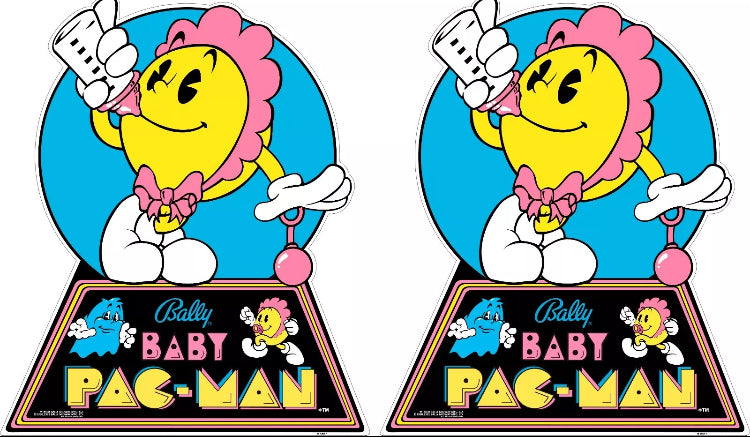 Baby Pac-Man Arcade Side
Art 2pc