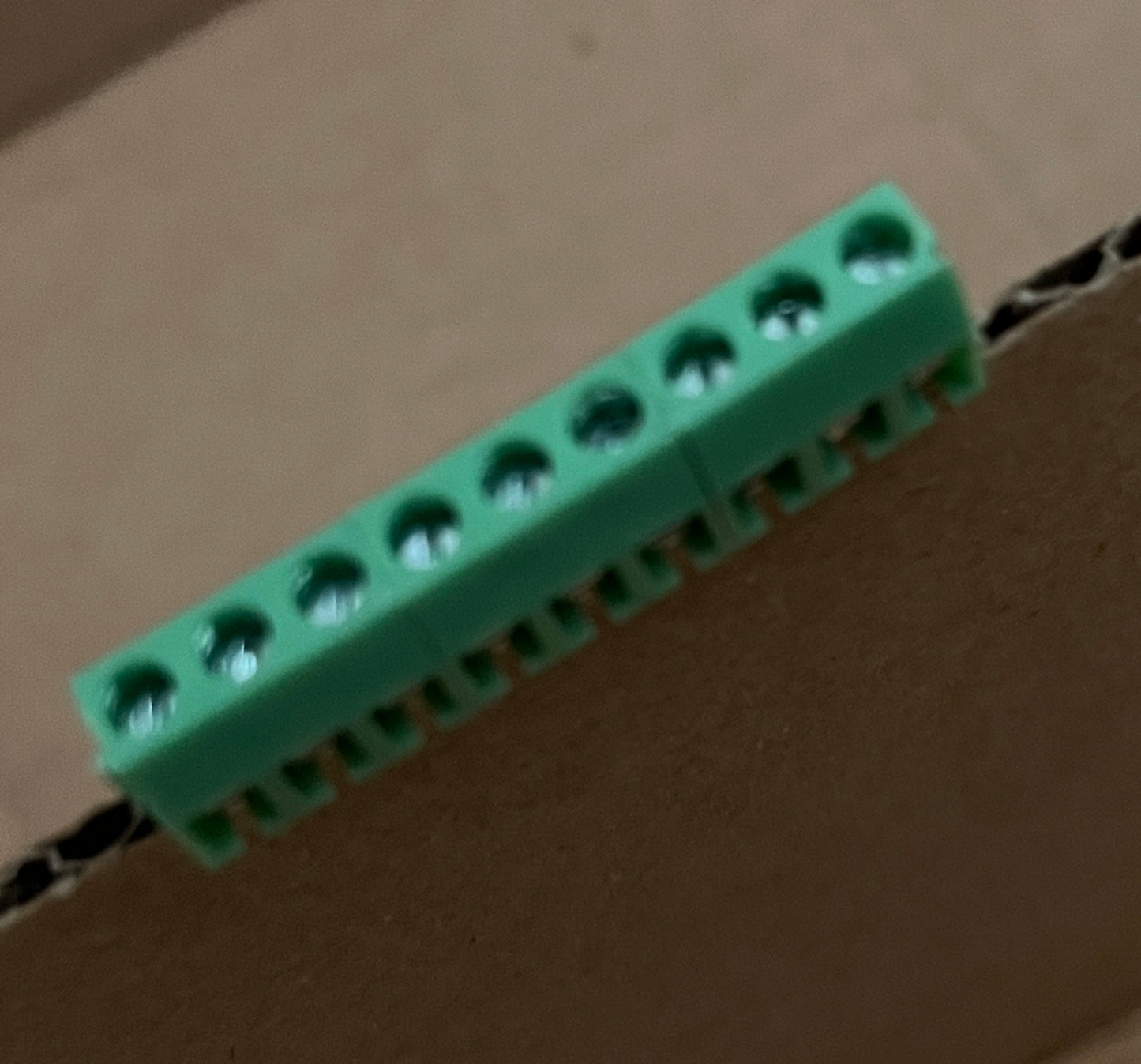 Screw Header - .156" or 3.96mm pitch - 9 position, but can be configured to multiples of 3 - Lot of 2