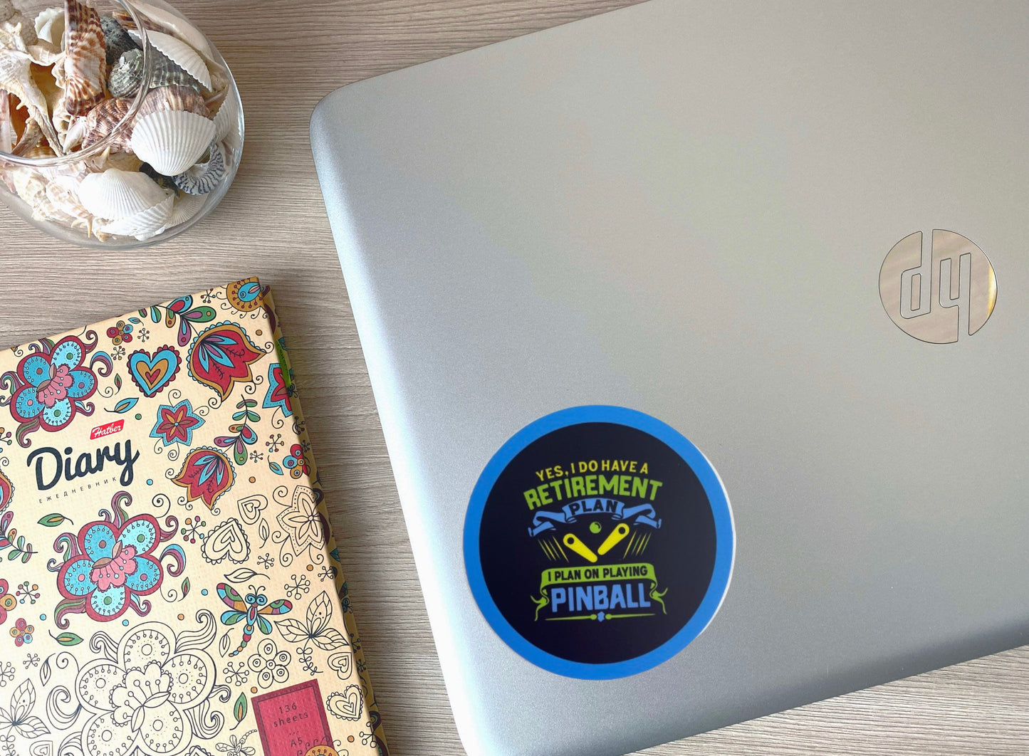 RETIREMENT PLAN DIE-CUT MATTE STICKER