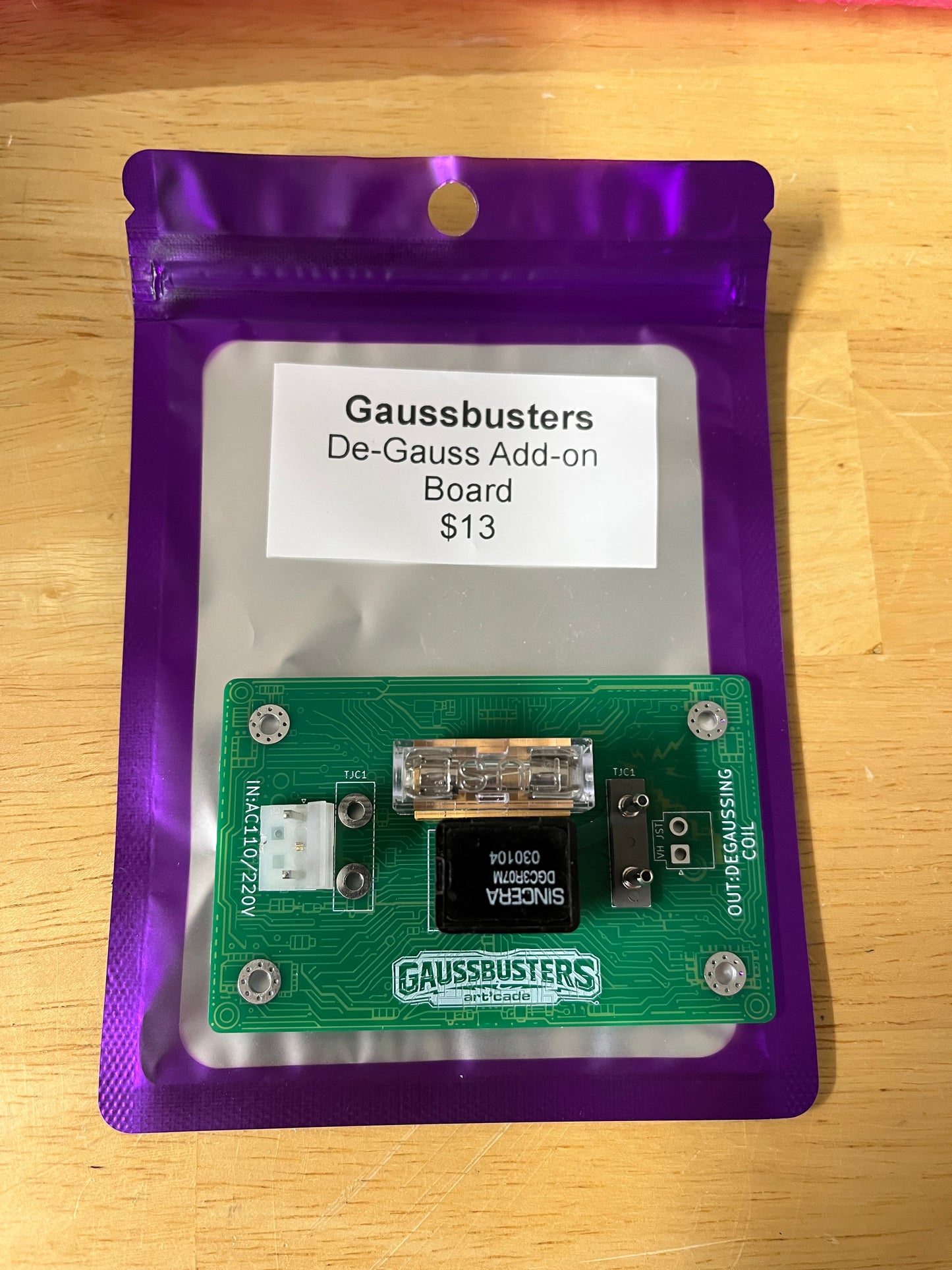 Degausse Add-on circuit Board.  For Degausse coil