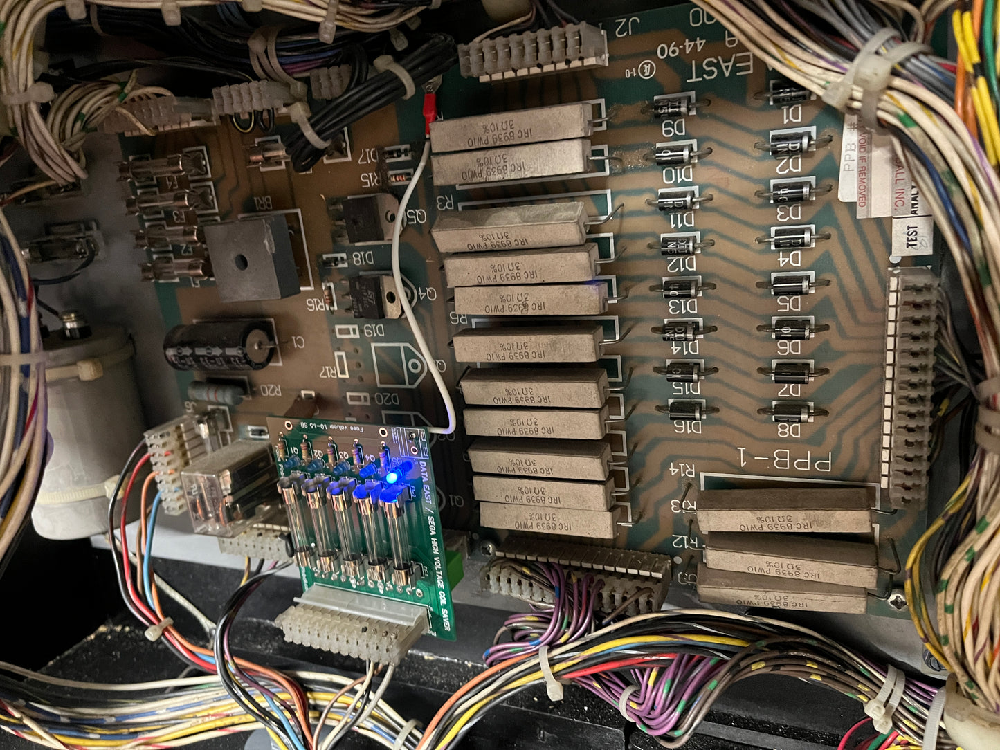 Data East / Sega PPB-1 - High Voltage Transistor Coils Saver - Version 1