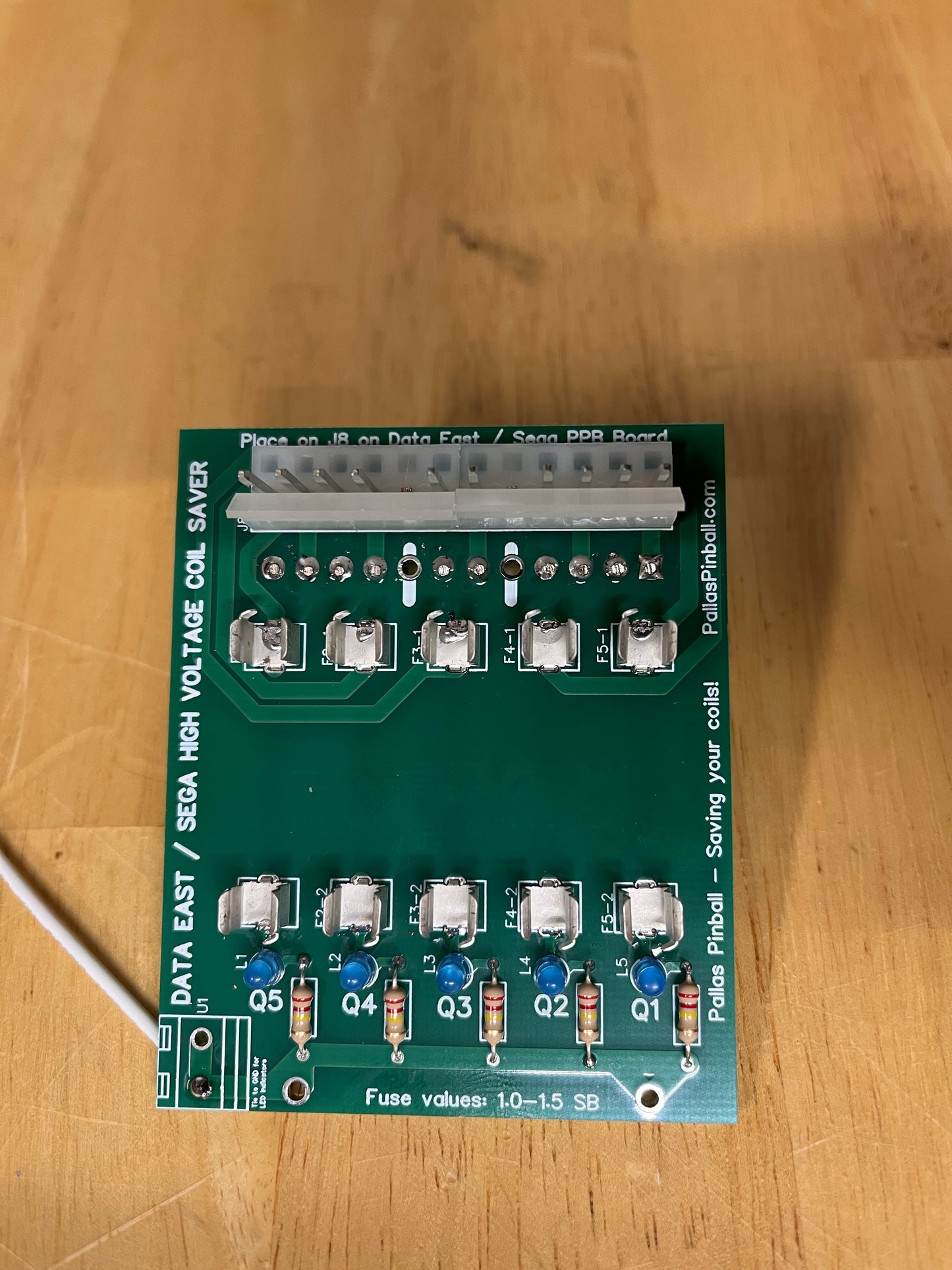 Data East / Sega PPB-1 - High Voltage Transistor Coils Saver - Version 1