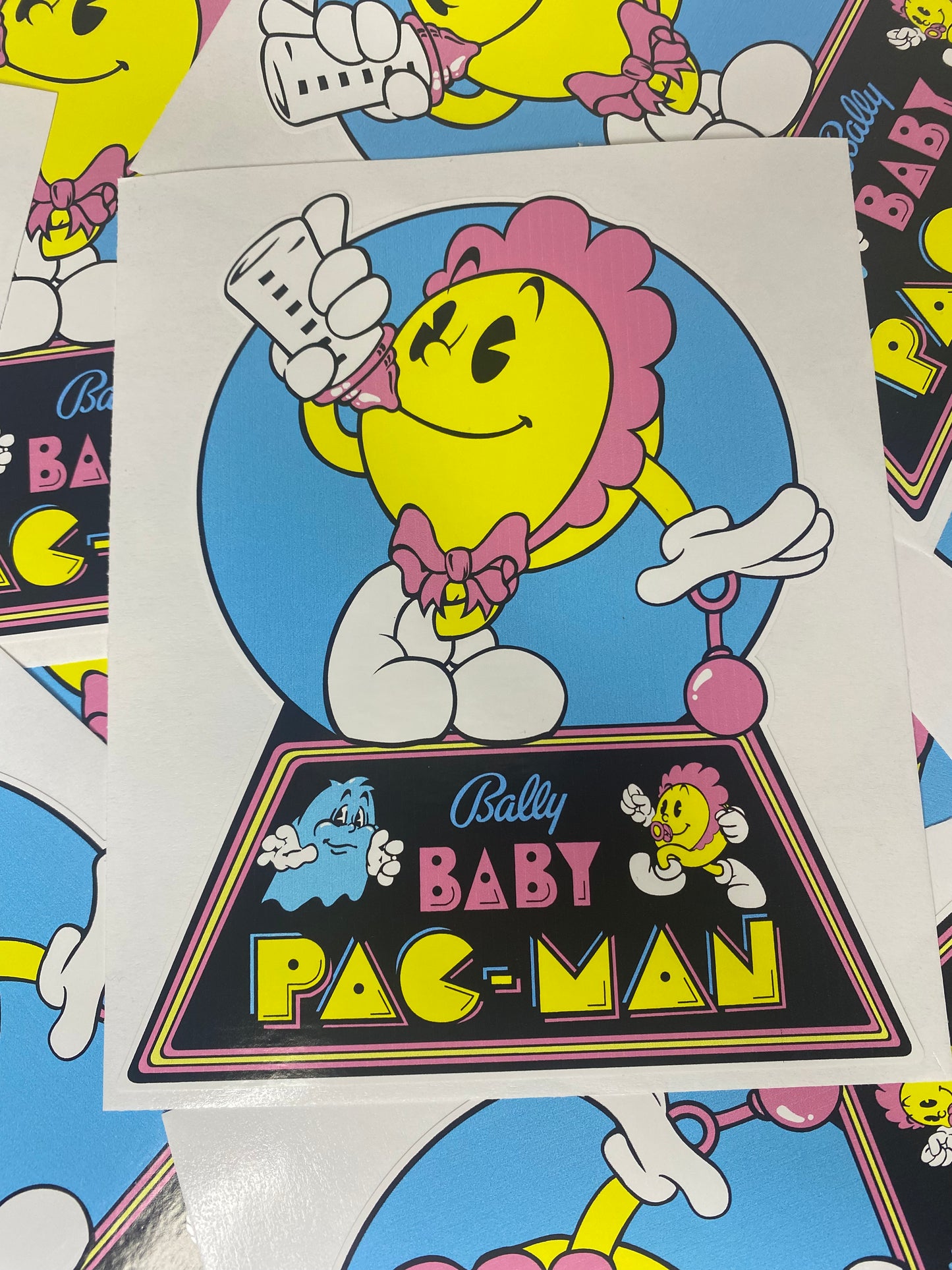 BABY PACMAN 6” STICKER