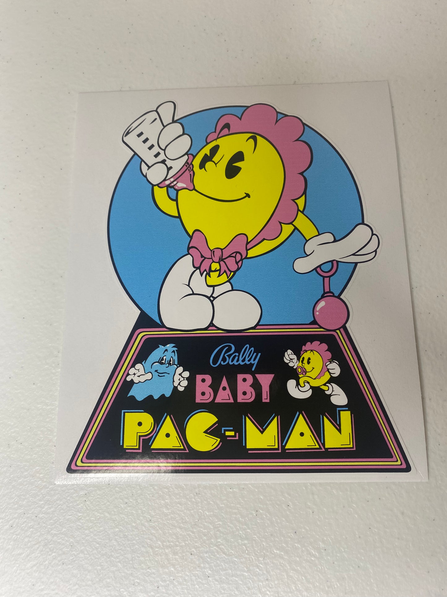 BABY PACMAN 6” STICKER