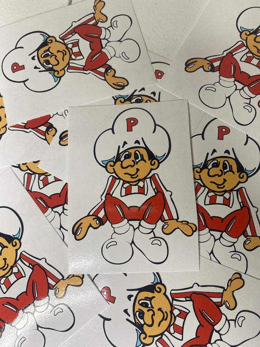 BURGERTIME 4” STICKER