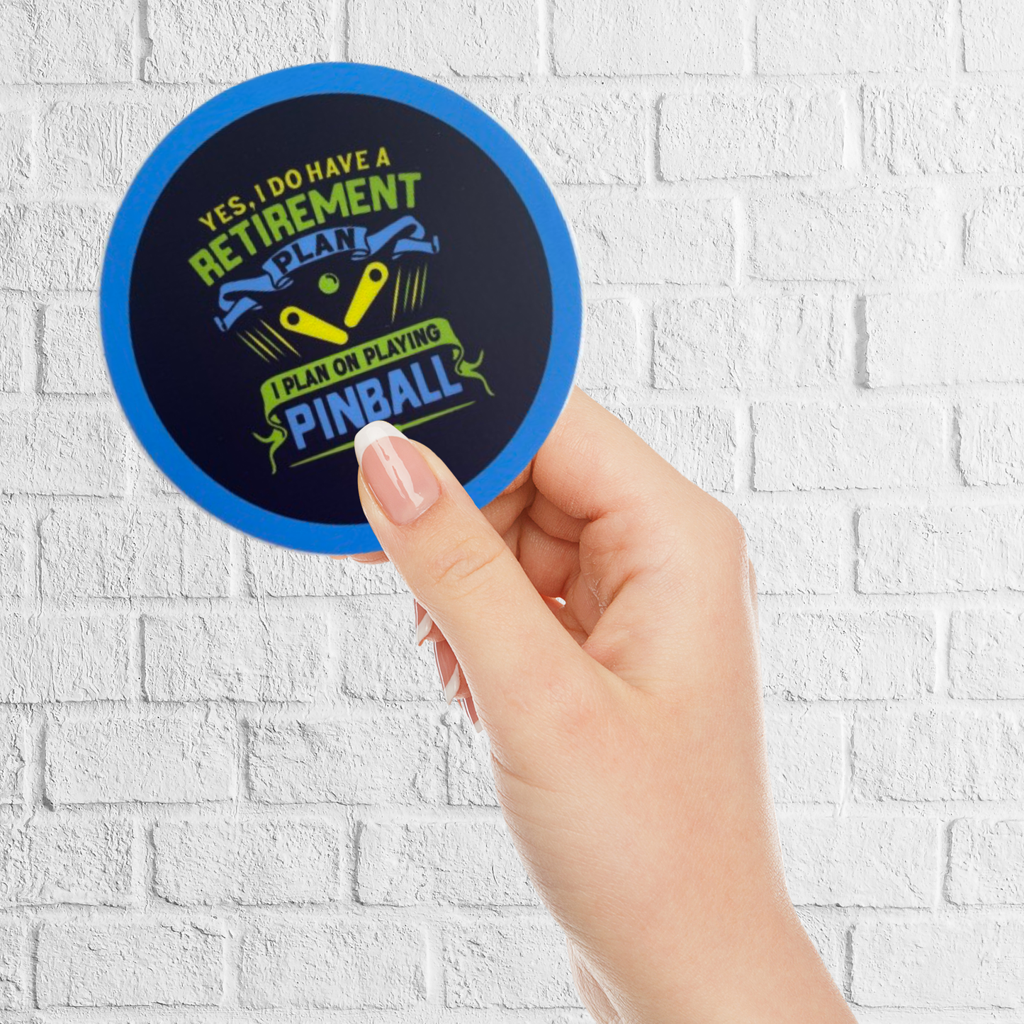 RETIREMENT PLAN DIE-CUT MATTE STICKER