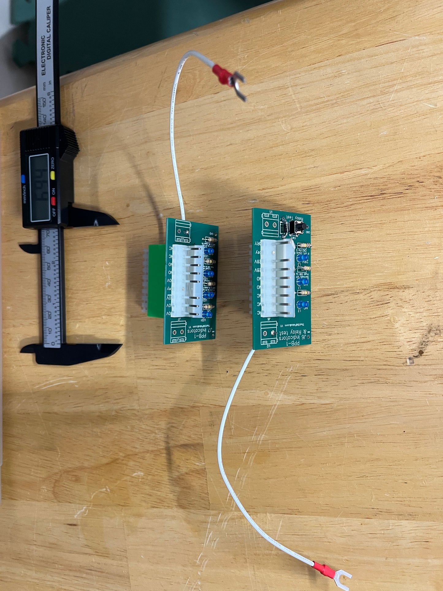 Data East / Sega PPB-1 - Coil Voltage and Relay - Test and Indicator boards