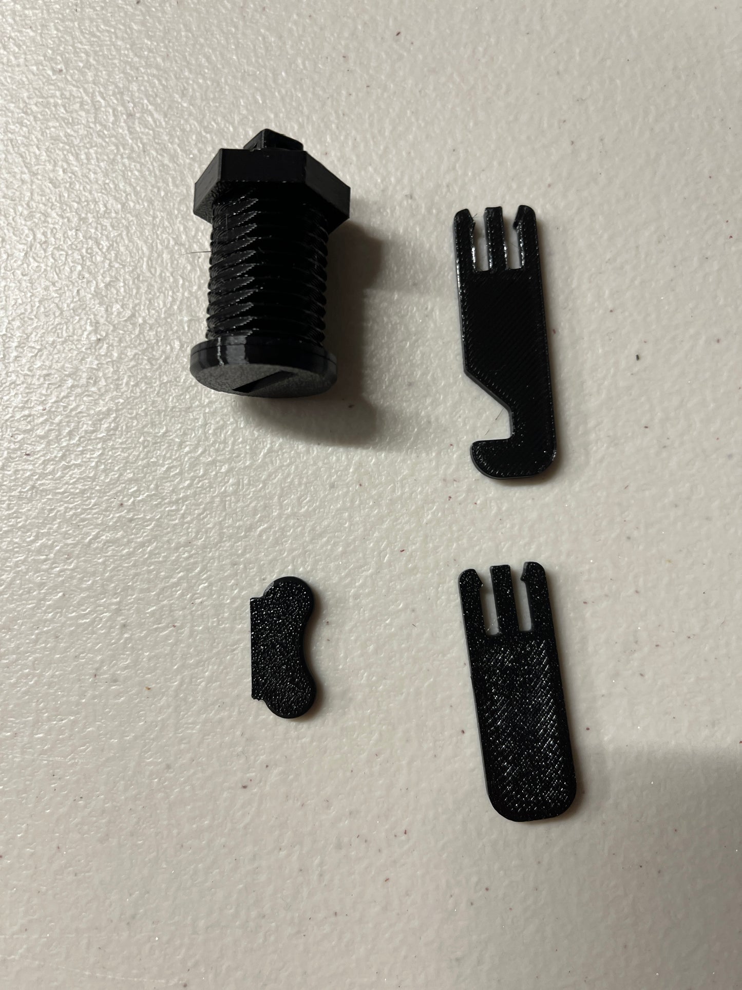 Cam Lock 90° - "Non-Keyed" multiple shaft lenghts available - 3D printed