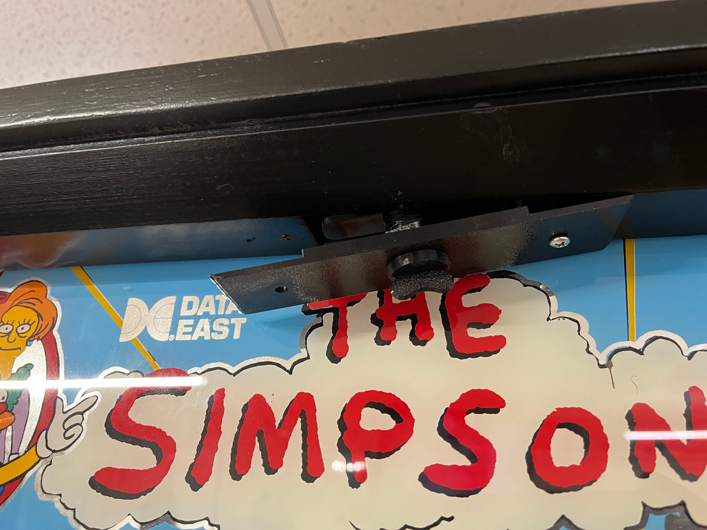 Data East / Sega / Some Stern - Backbox lock plate - 3D printed - Replaces 535-5860-00