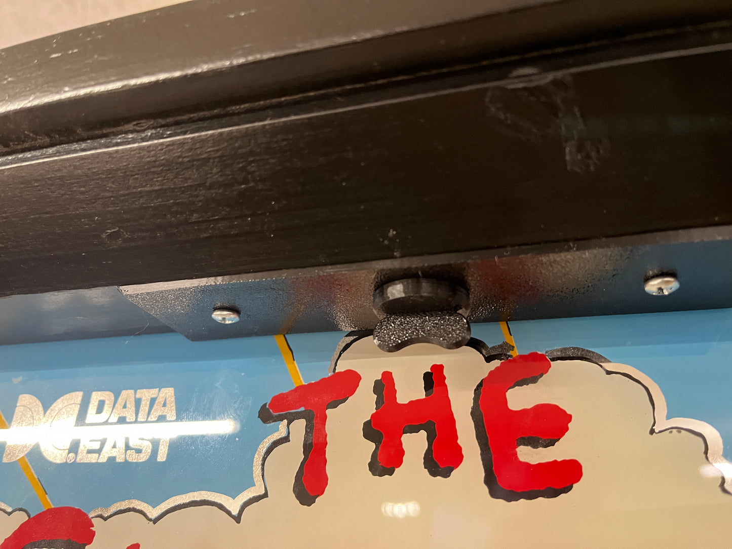 Data East / Sega / Some Stern - Backbox lock plate - 3D printed - Replaces 535-5860-00