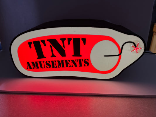 Custom 3D Printed Backlit LED Sign - Personalized Logo Lightbox Display Piece