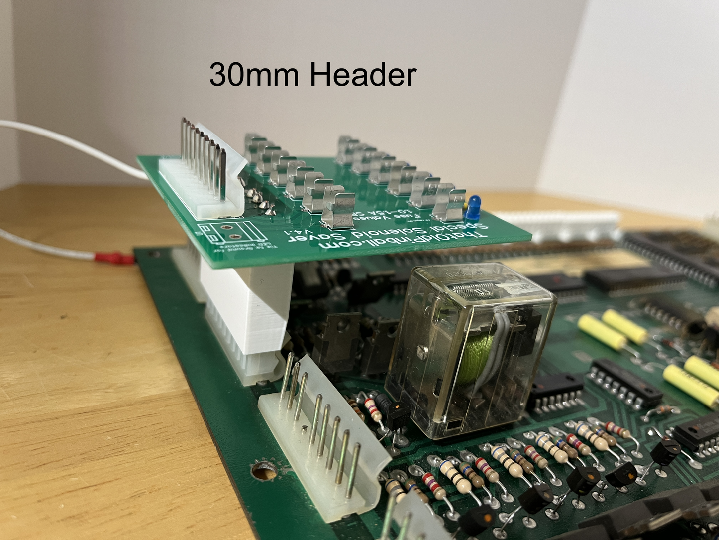 Special Solenoid Saver Board with LED indicators - Version 4.1 Williams Sys 9-11, Data East, Sega