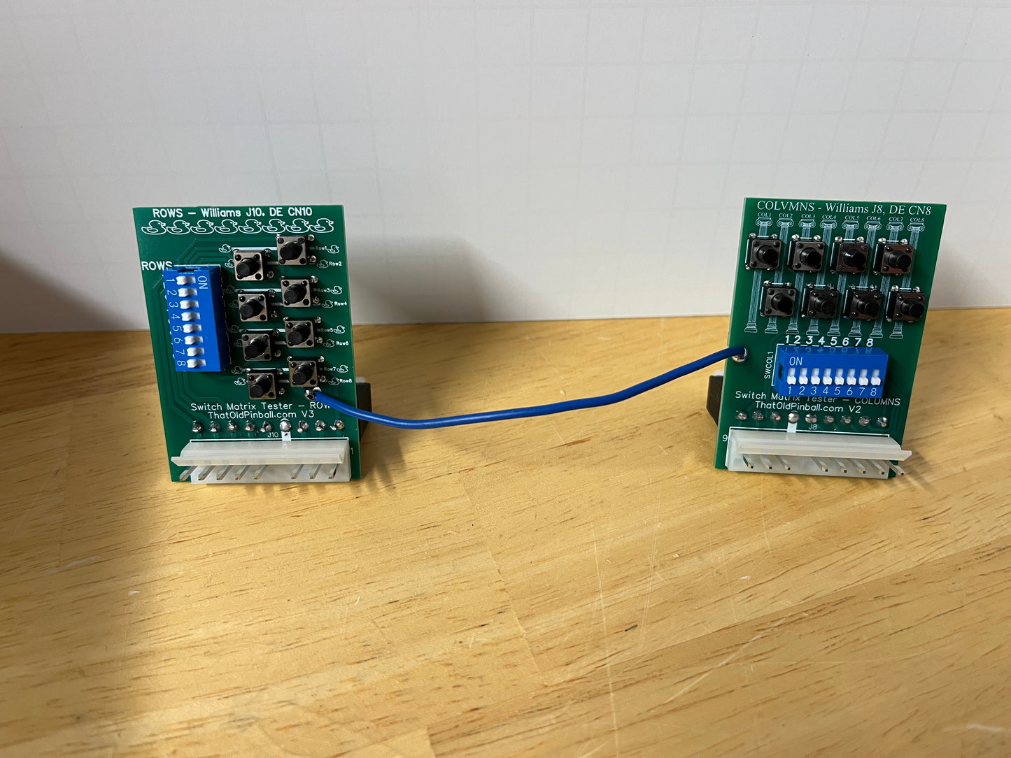 Simple Switch Tester - Williams 3-11, Data East, Sega