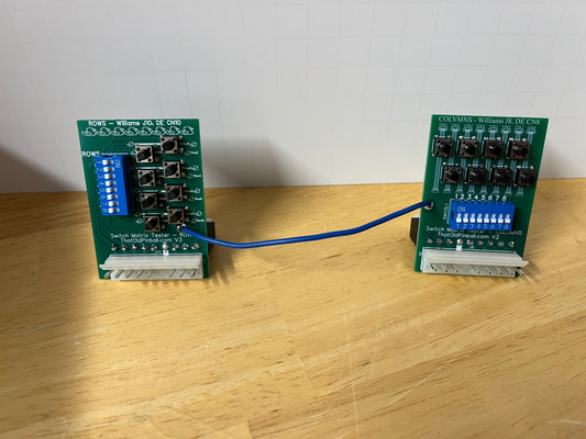 Simple Switch Tester - Williams 3-11, Data East, Sega